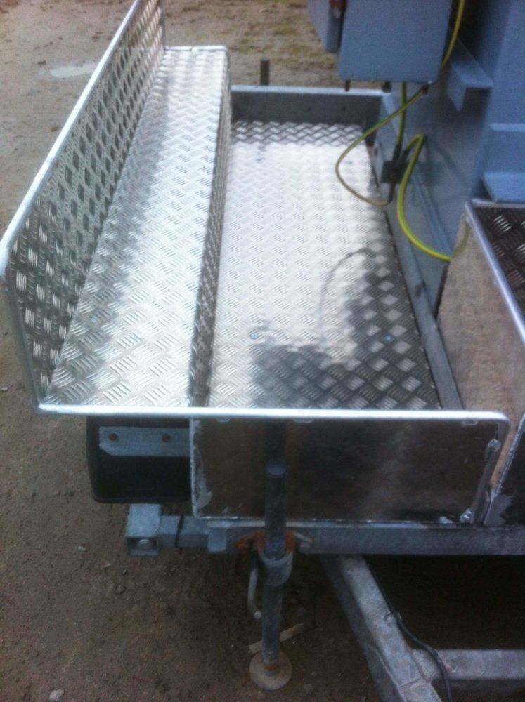 Aluminium tray