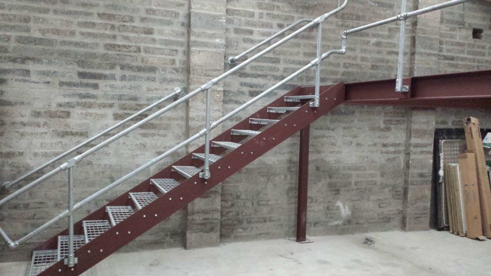 Warehouse stairs