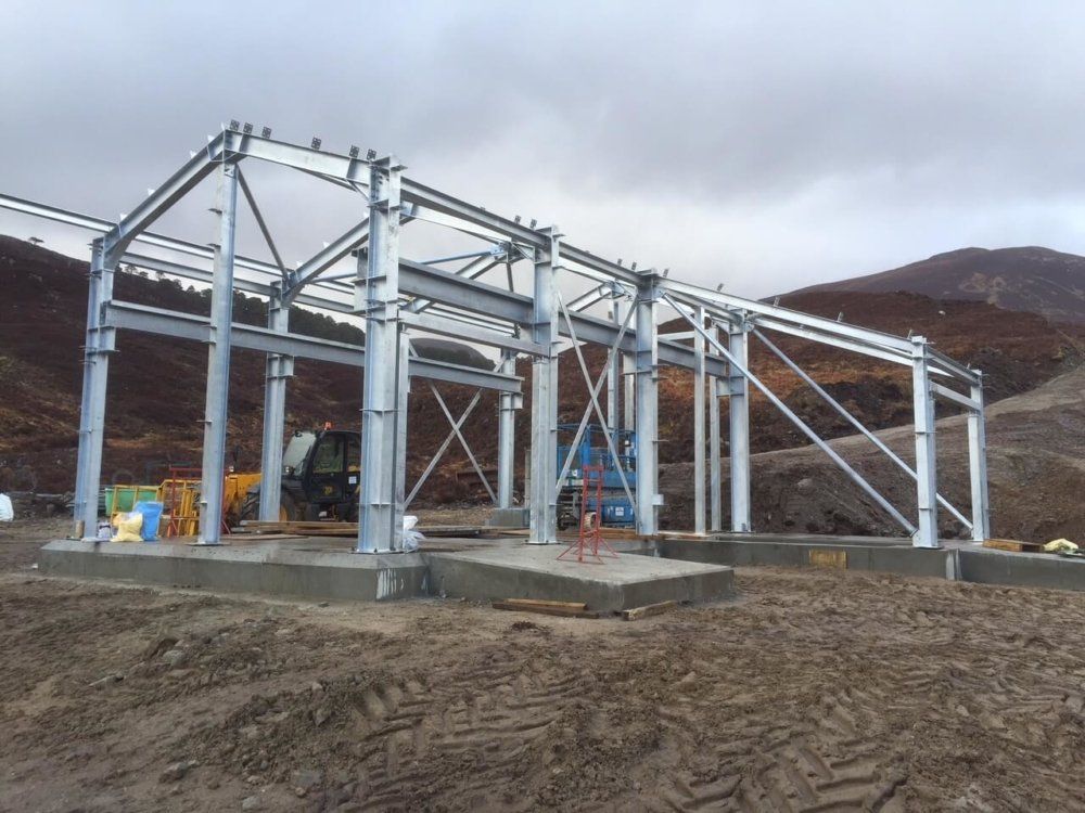 Power house metal frame