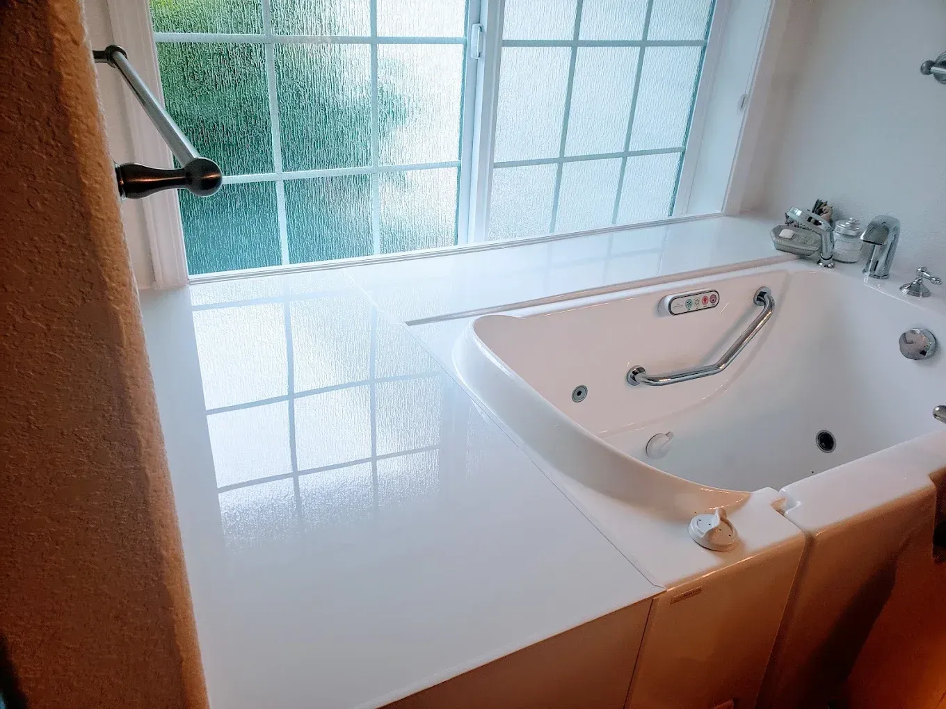 The inside of a building under construction with wooden beams.