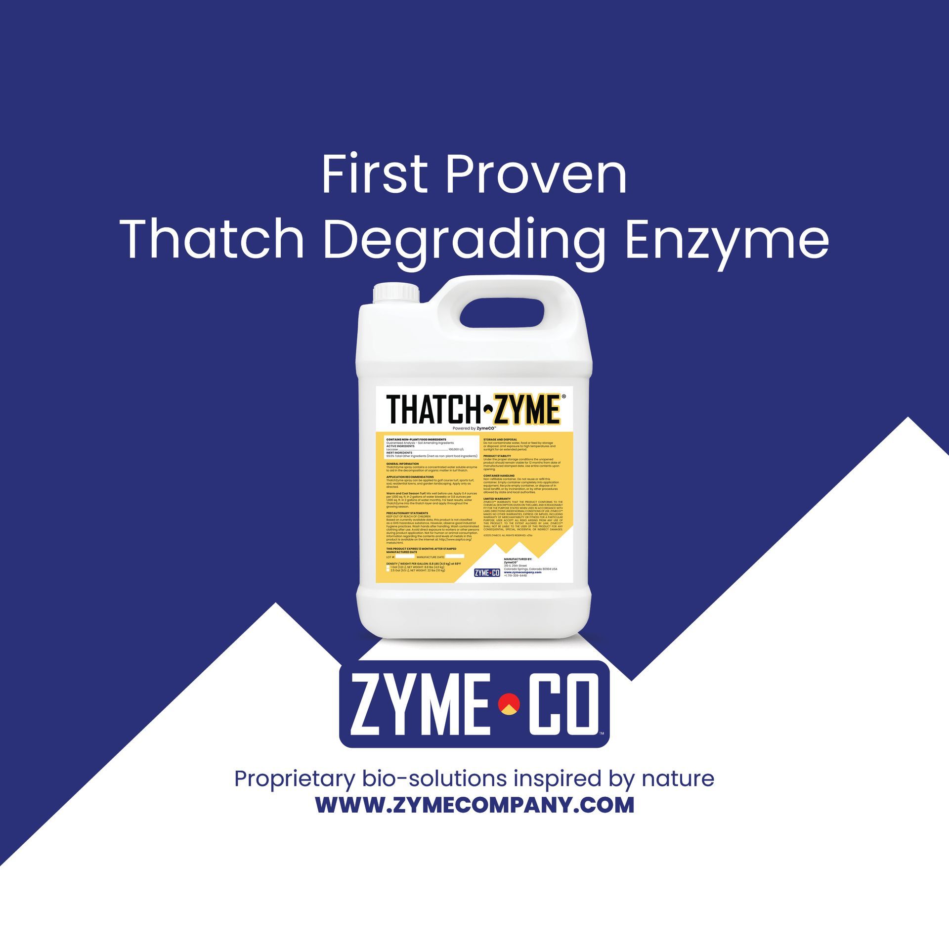 First proven thatch degrading enzyme