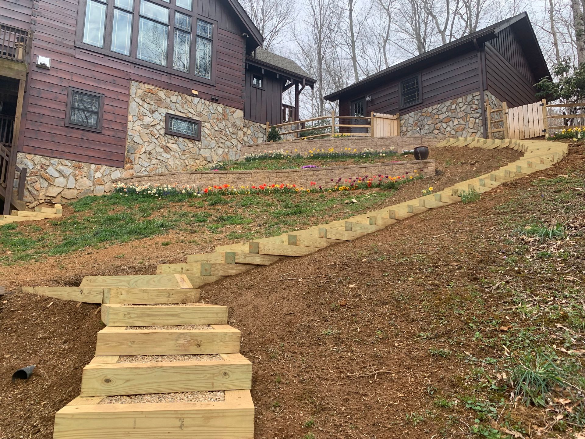 Hardscaping — Circle Drive Villas, NC  — Mountaineer Maintenance Inc.