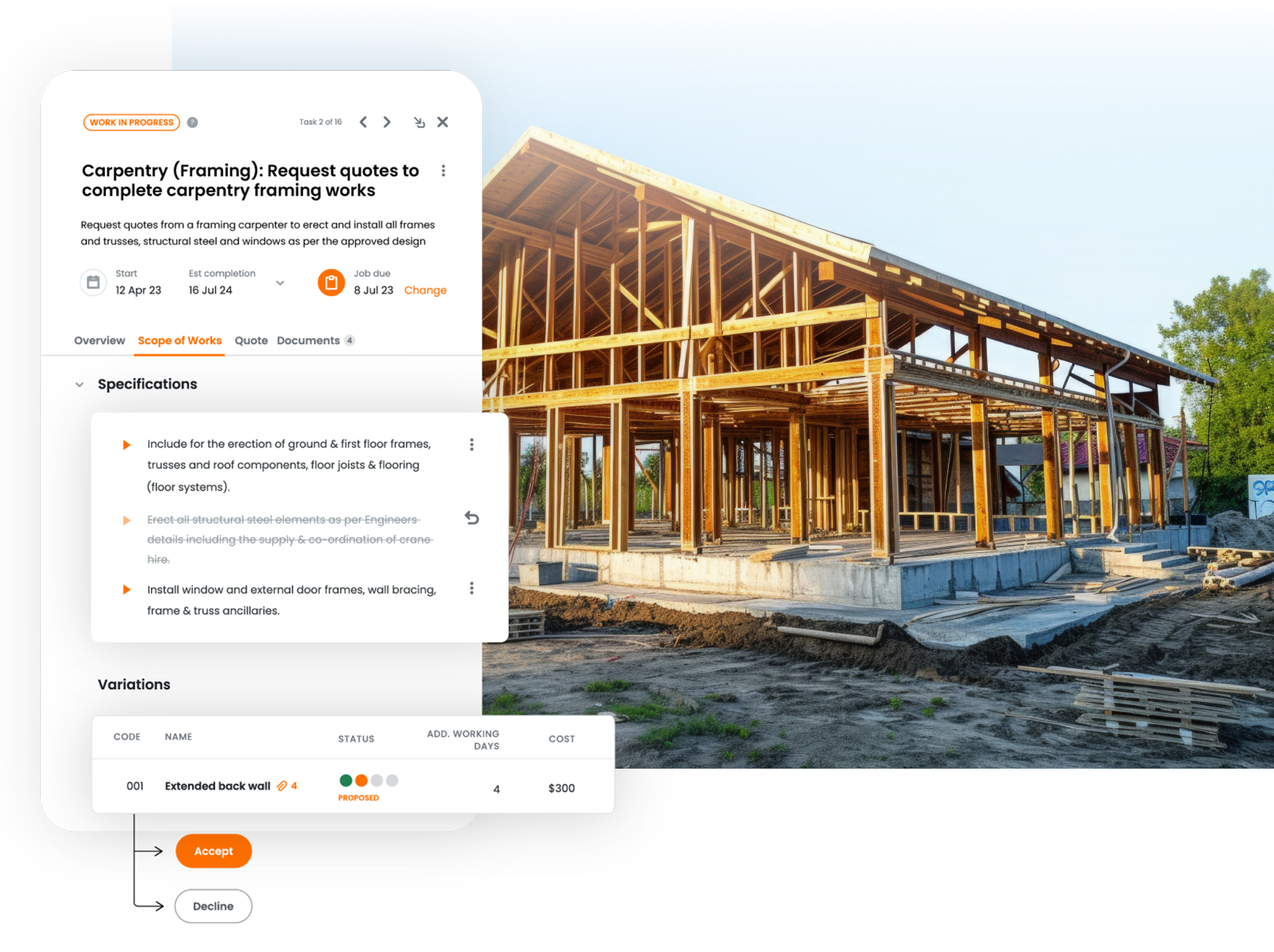 Testimonials - Case Study with Build Buddy Pro | Building Journey image.