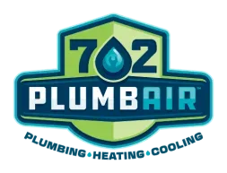 A logo for 702 plumbair plumbing heating and cooling