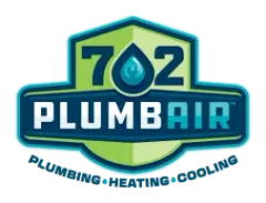 A logo for 702 plumbair plumbing heating and cooling
