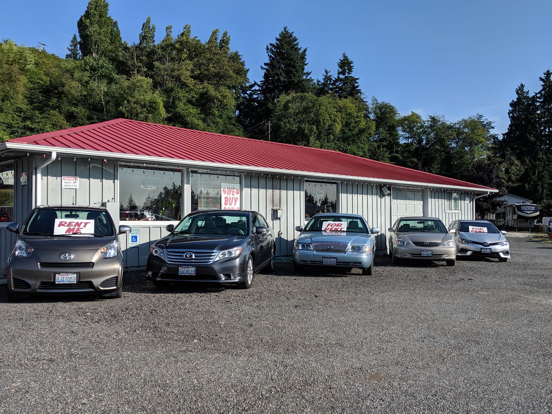 Our rental vehicles are well maintained, clean, and reliable