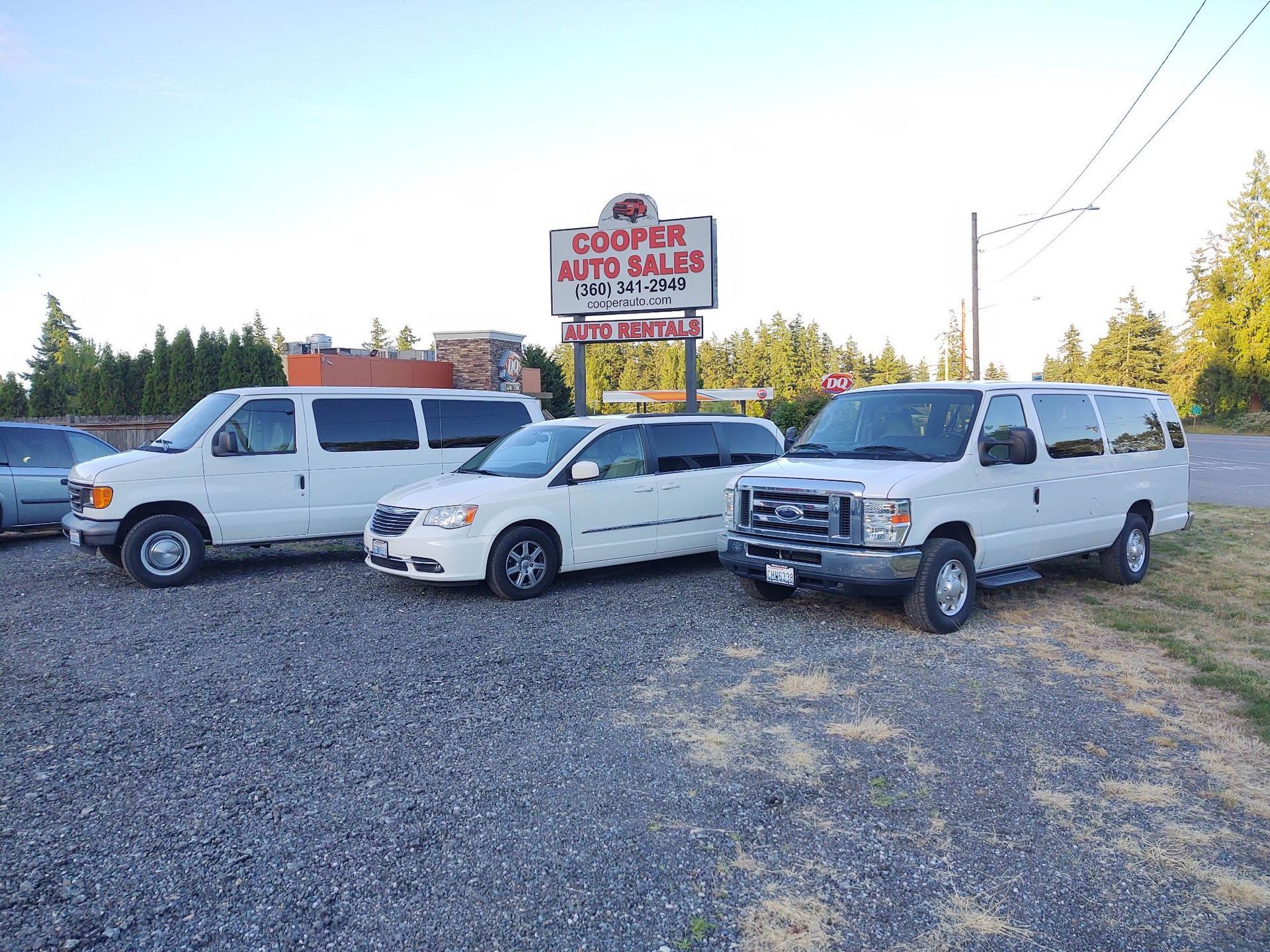 Whidbey Island A Auto Rentals, renting both cars and vans.