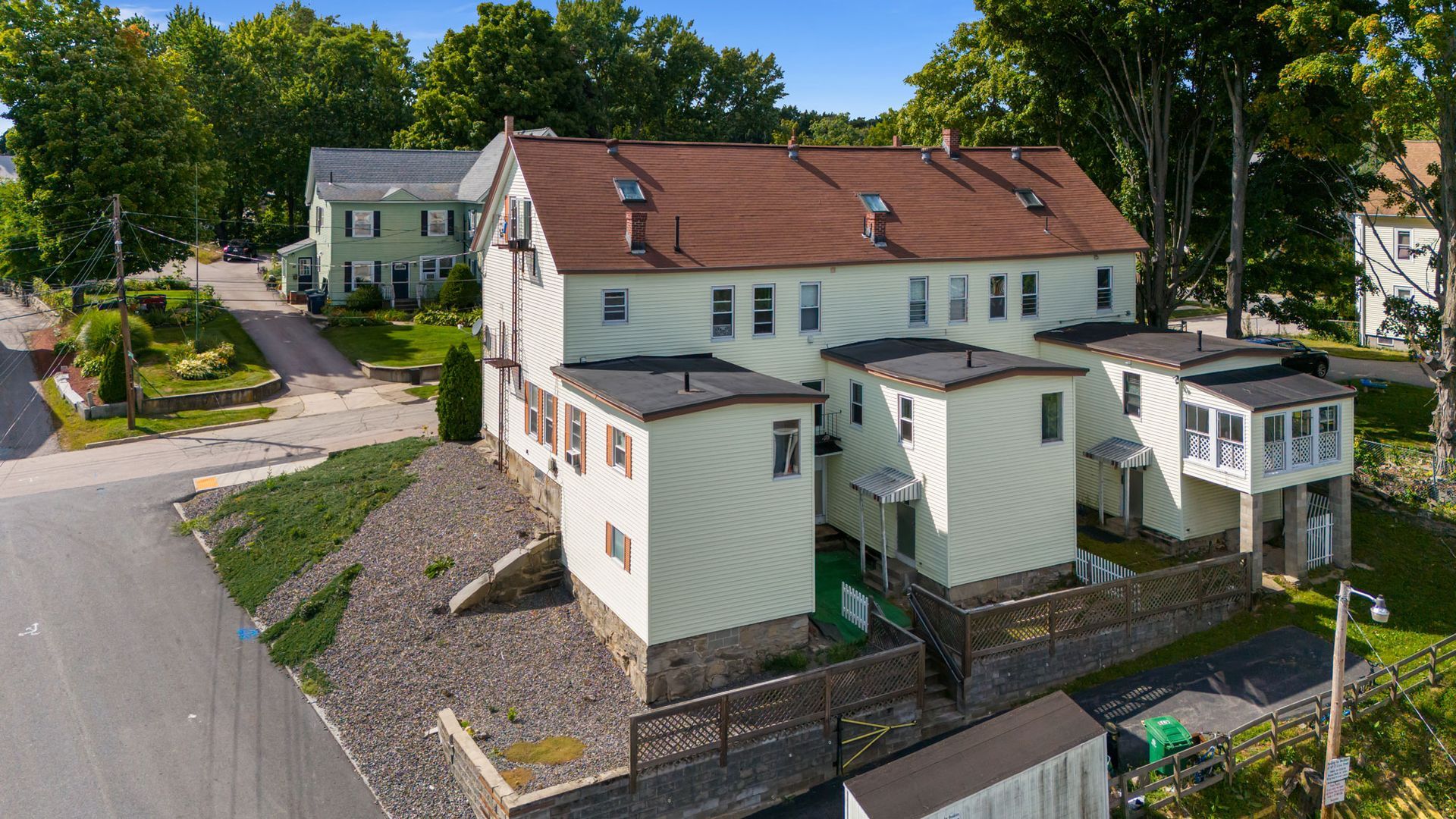 Exterior photo of 49 Cross Street from the back