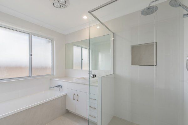 white bathroom