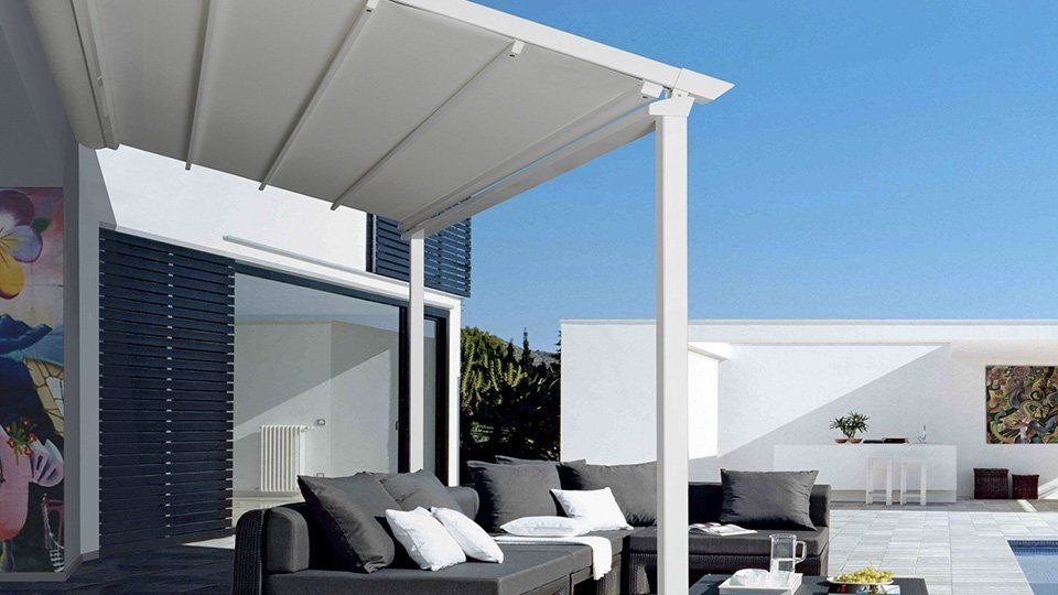 Pergola bioclimatica per casa