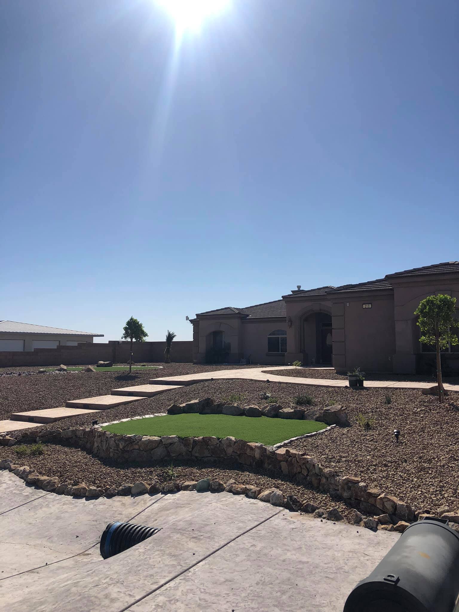 A house with a mailbox in front of it