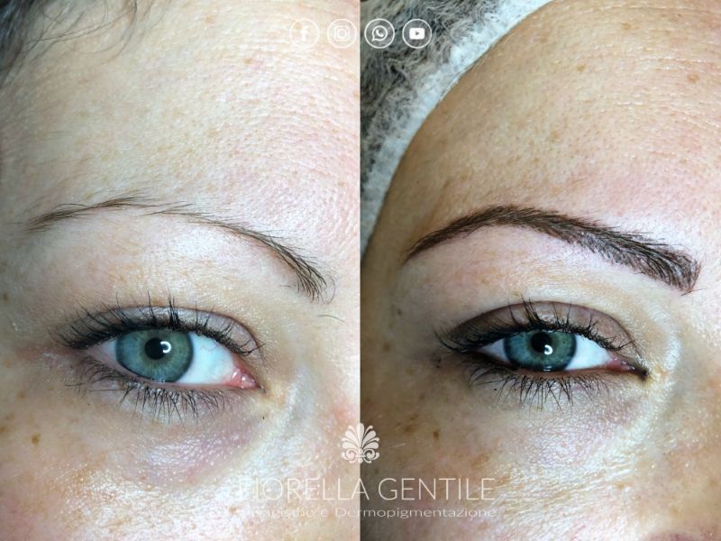 infoltire le sopracciglia con il trucco