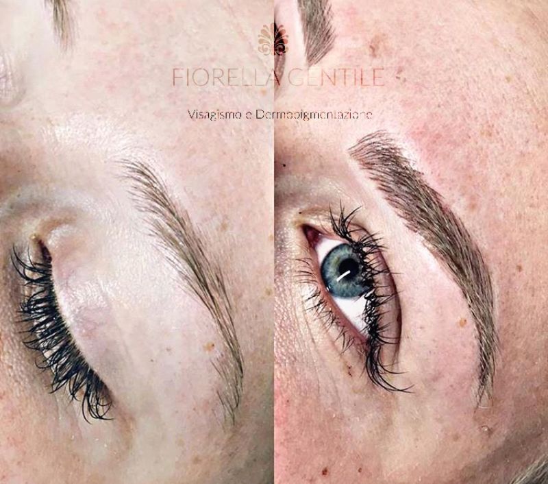 pigmentazione correttiva per sopracciglia