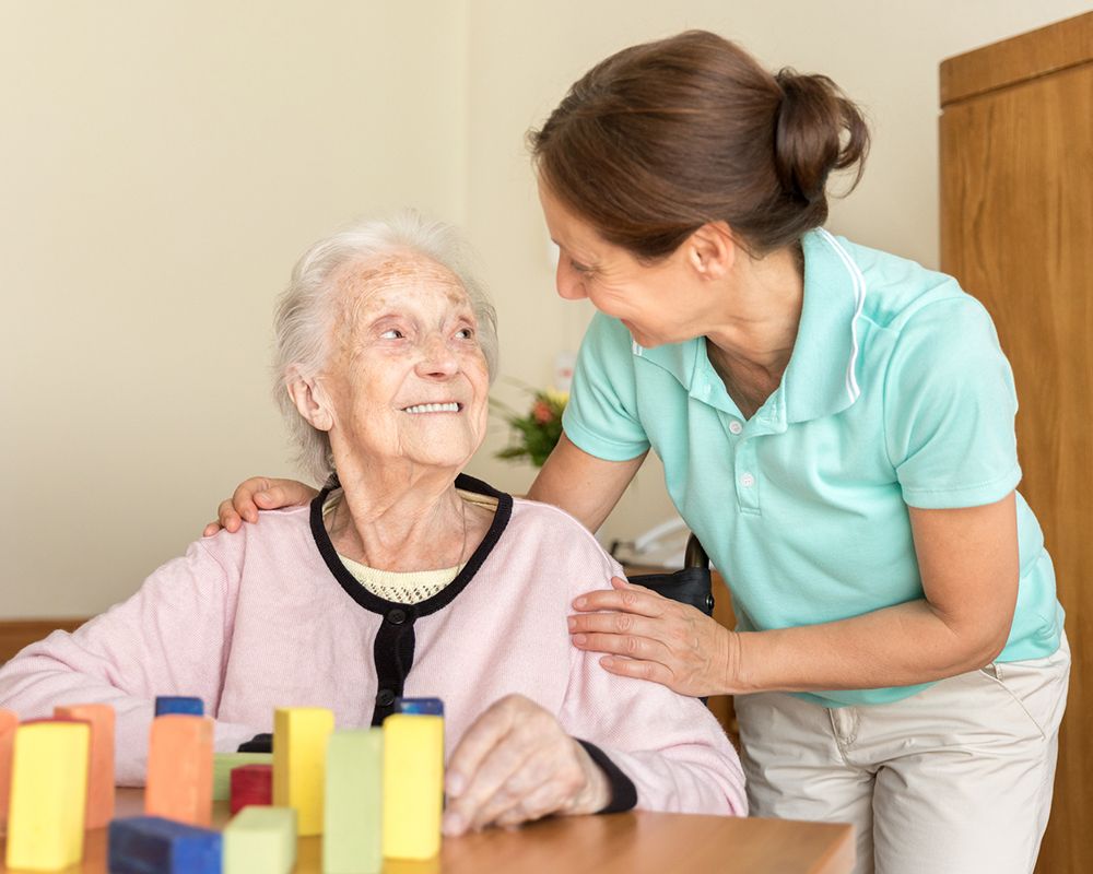 Caregiver and Senior Adult Woman — Semmes, AL — My Happy Seniors