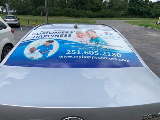 My Happy Seniors Homecare Car Sticker — Semmes, AL — My Happy Seniors