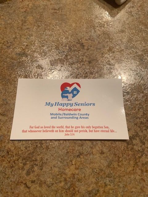 My Happy Seniors Homecare Love Card — Semmes, AL — My Happy Seniors