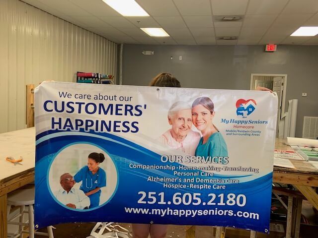 My Happy Seniors Homecare Tarpaulin — Semmes, AL — My Happy Seniors