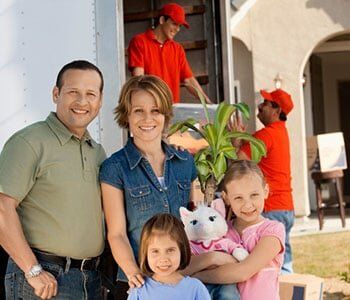Family with New Home — Affordable Moving Company in Peoria, AZ