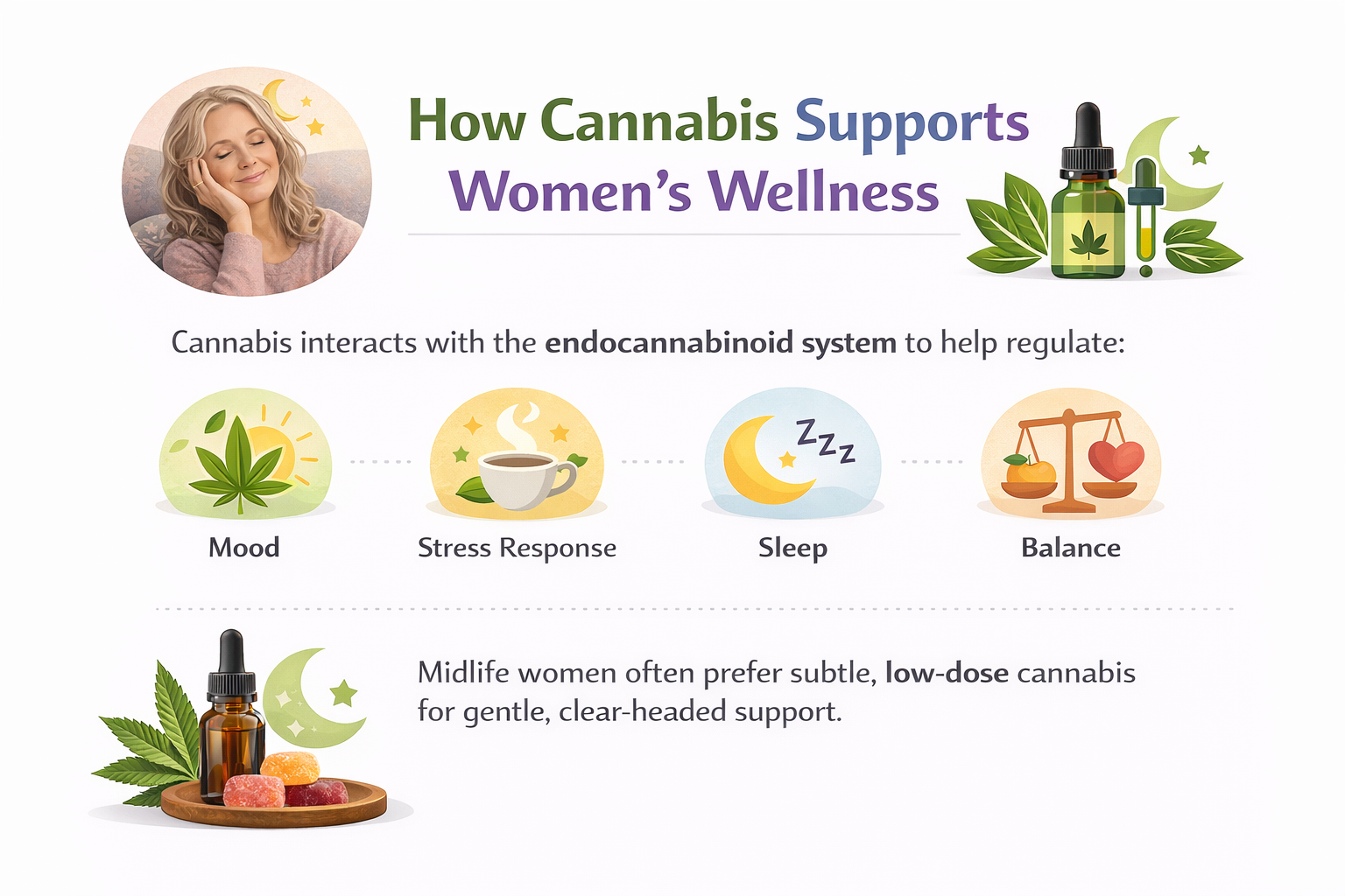 How Cannabis supports Women's Wellness
