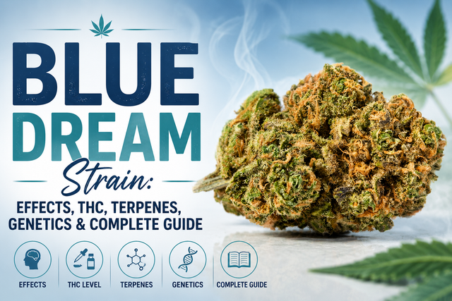 Blue Dream Strain: Effects, THC, Terpenes, Genetics & Complete Guide