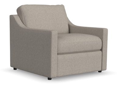 A chair with a cushion on it is on a white background.