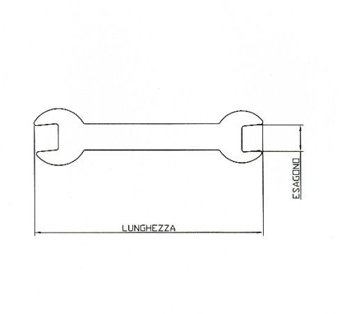 Chiavi di fissaggio a forchetta doppia