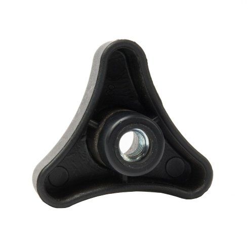 Volantino a 3 punte con foro passante