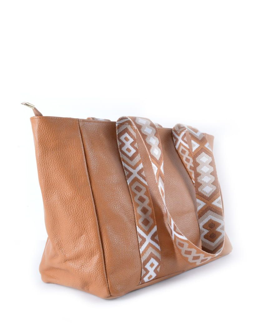 MAXI Lederen shopper