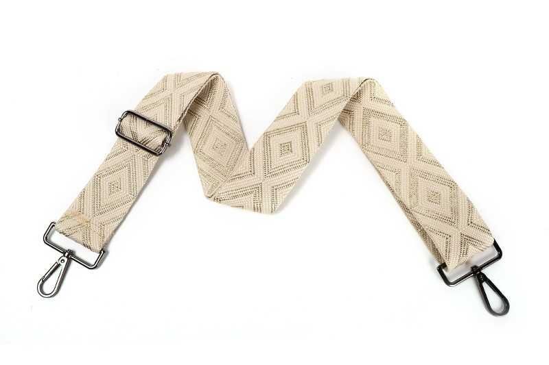 Champagne Geo belt/ telefoonstrap met gratis bevestiging