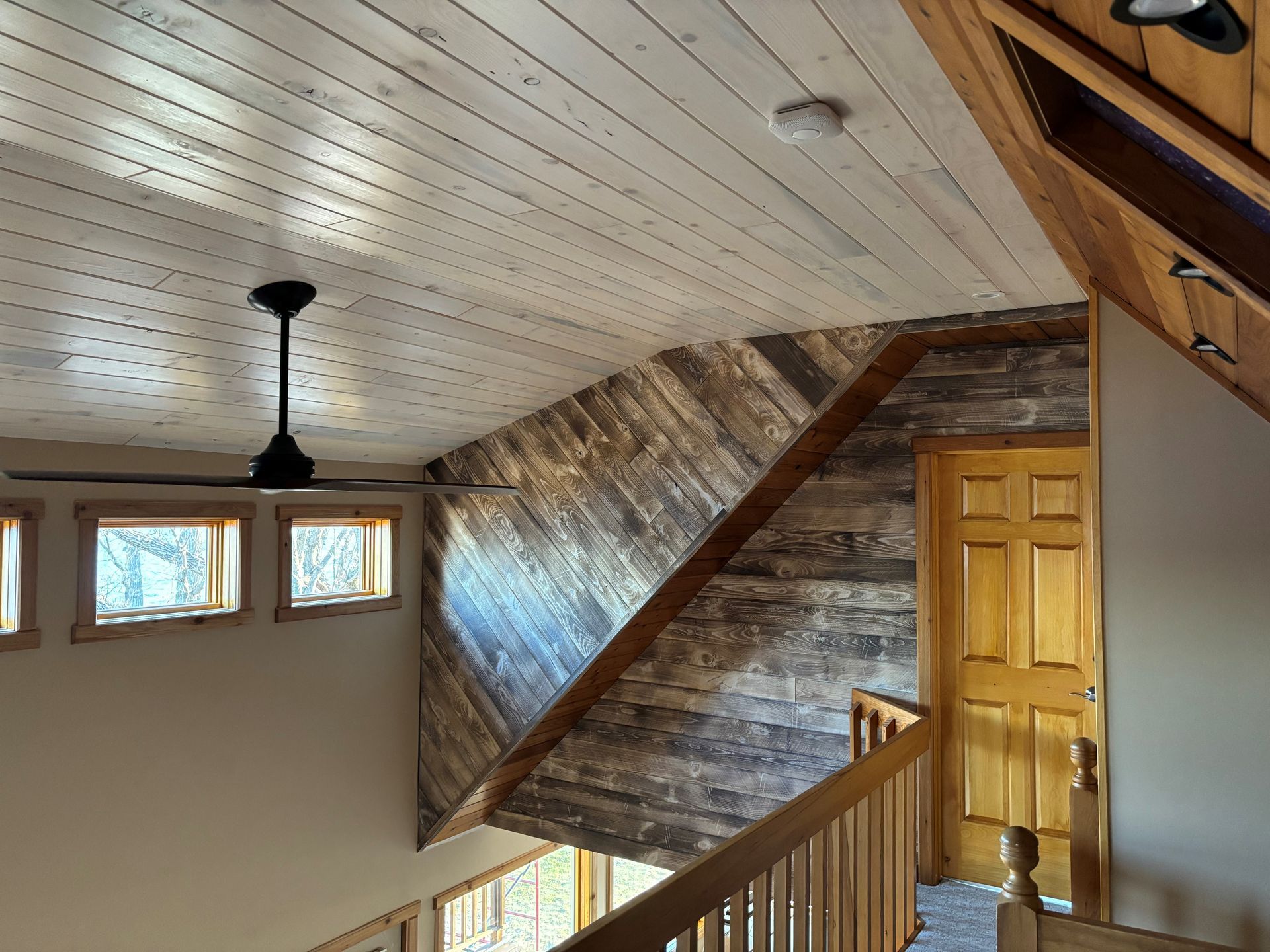 Ceiling with Different Wood Colors