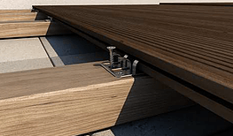 struttura in legno con viti