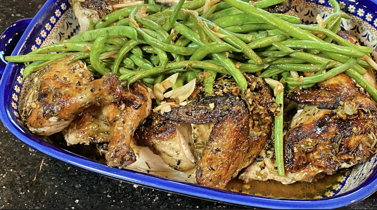 Grilled CHicken with Green Beans