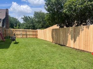 Wooden Fence in The Backyard of A House