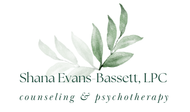 A logo for shana evans bassett lpc counseling and psychotherapy