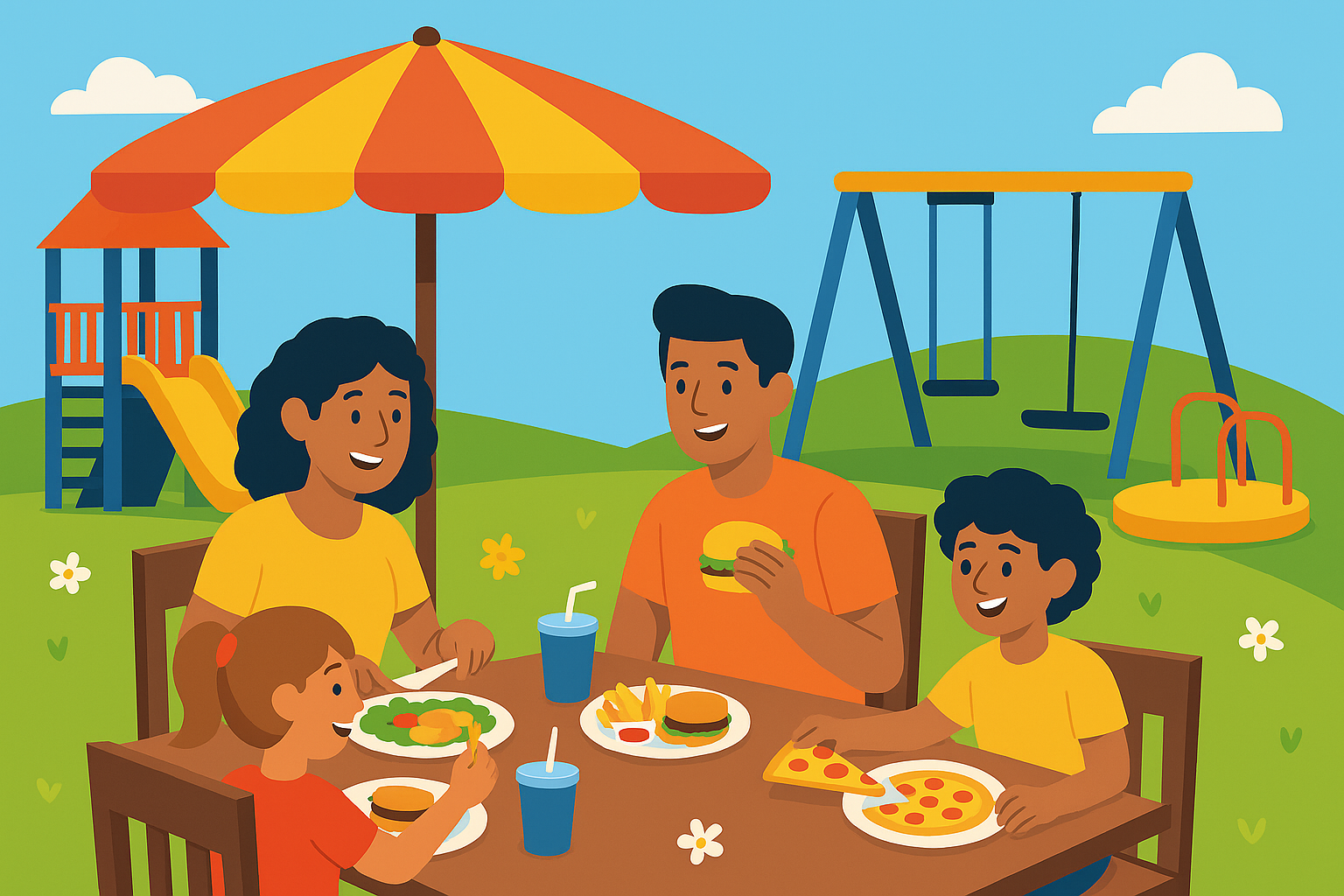 Kindvriendelijk restaurant Spanje met speeltuin
