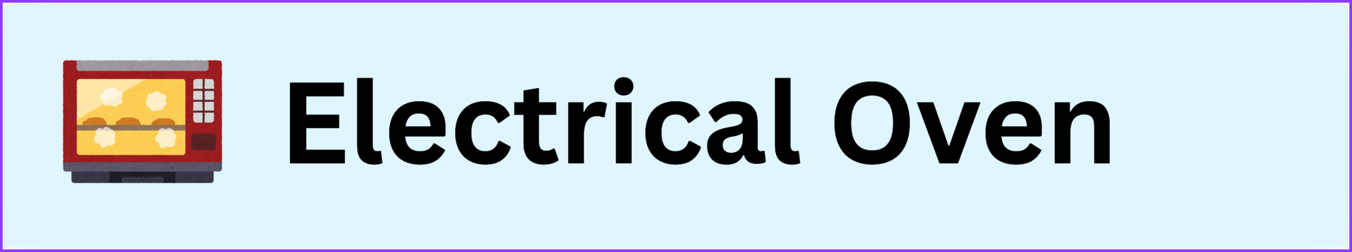 A picture of an electrical oven on a blue background