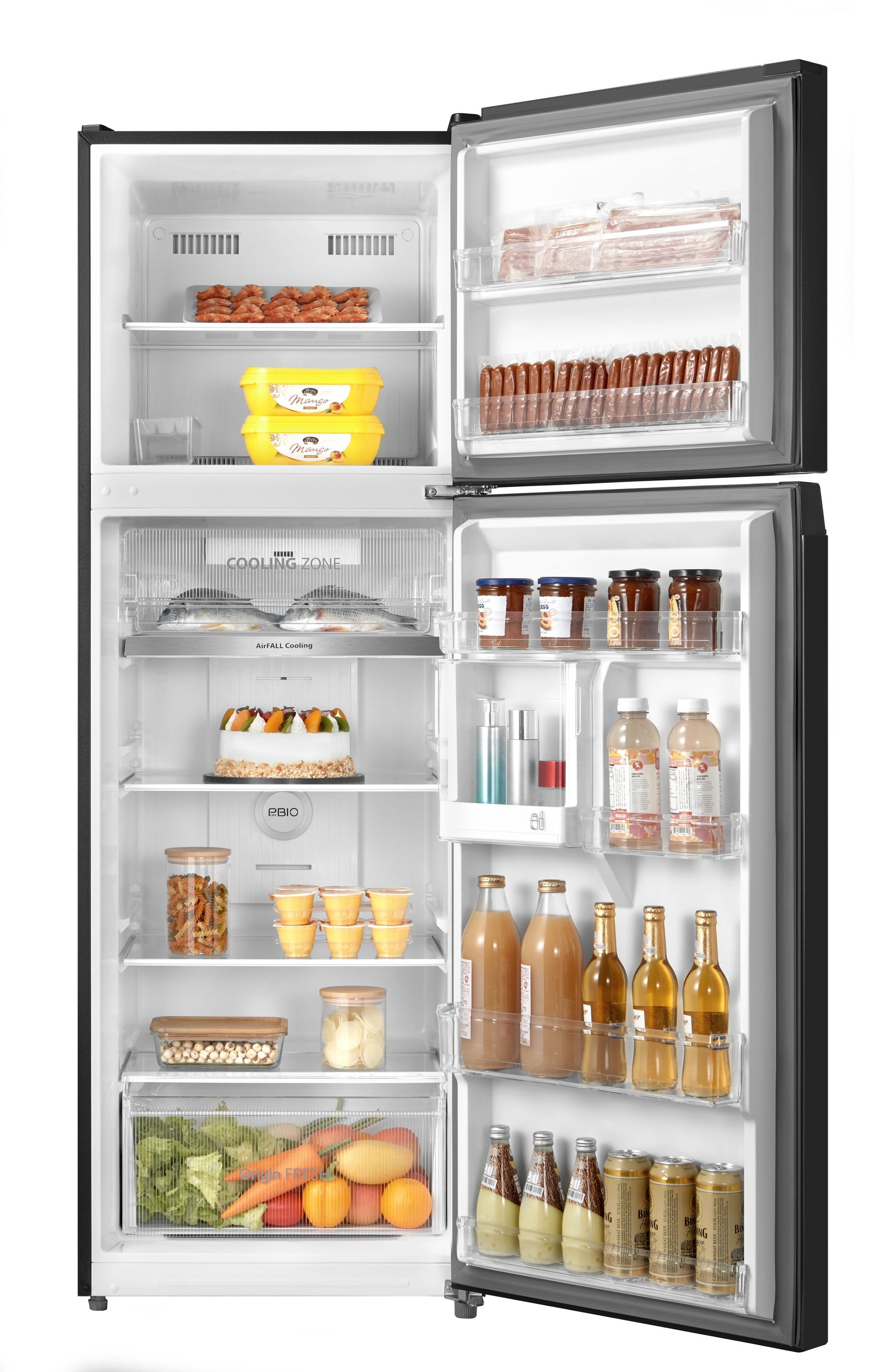 Toshiba 461L Top Mounted Freezer GR-RT624WE-PMX(06S)