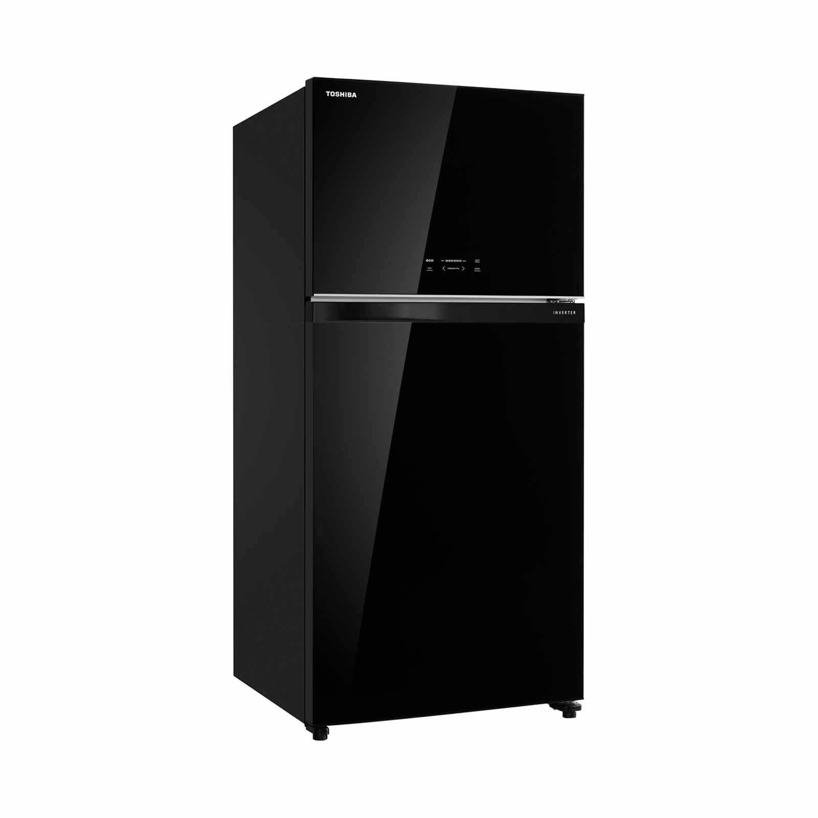 TOSHIBA GR-RT735WE-PGX(XK) 2 DR FRIDGE (548L) - BLACK GLASS