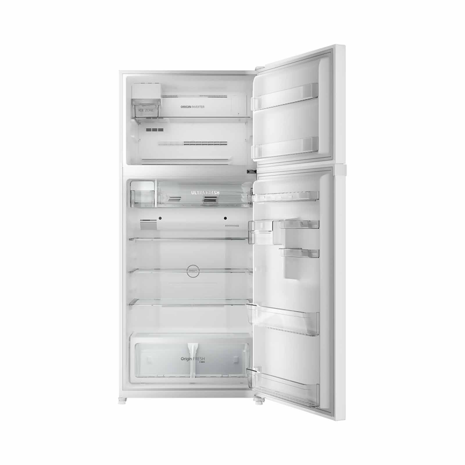 TOSHIBA GR-RT835WE-PGX(B5) 2 DR FRIDGE (597L) - WHITE GLASS