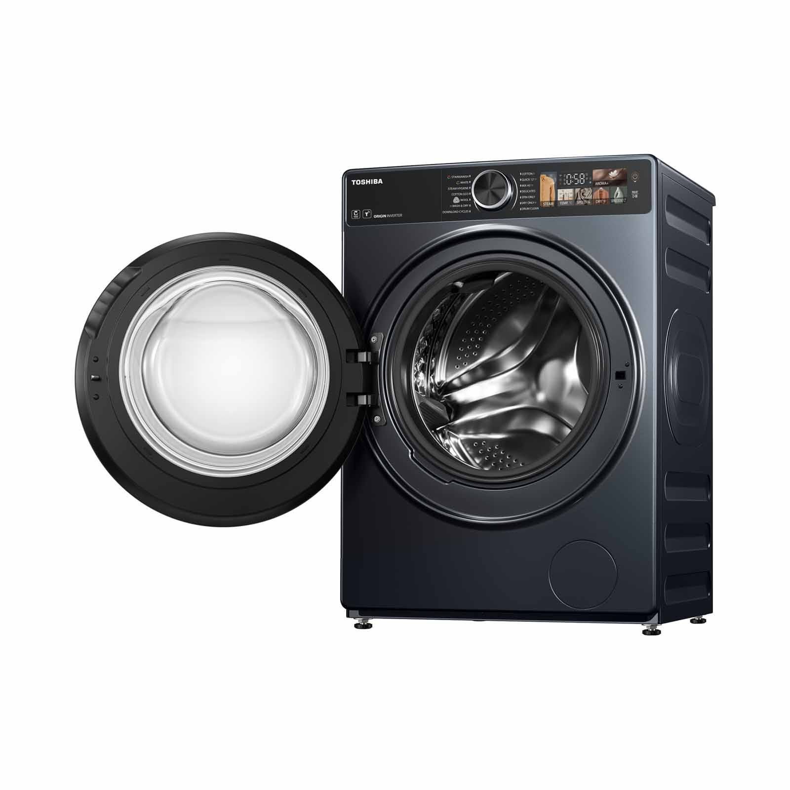 TOSHIBA TWD-T25BZP140MWS(MG) FRONT LOAD WASHER/DRYER COMBO (13KG/8KG) MORANDI GREY
