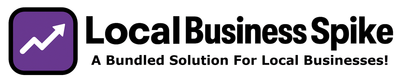 A logo for local business spike a service of webstoreseo