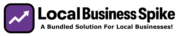 A logo for local business spike a service of webstoreseo