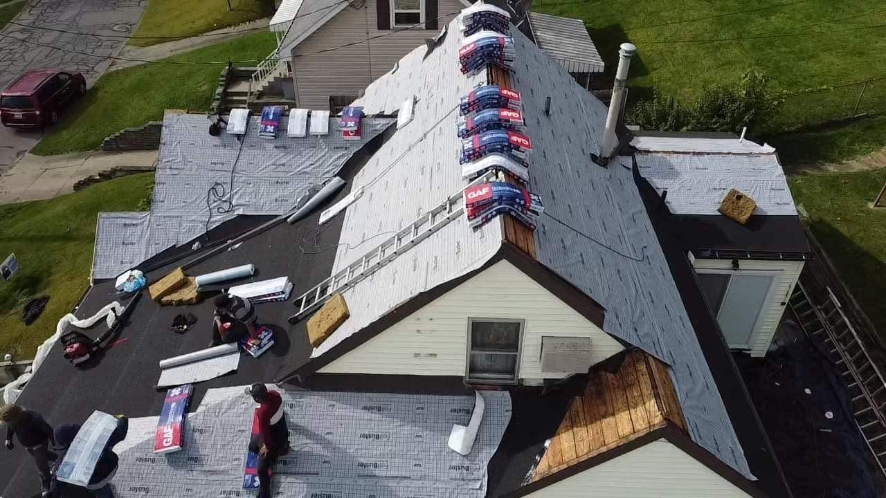 Experts Installing a Roof — Dover, OH — May Roof LLC