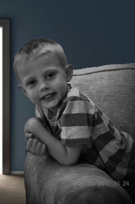 Candid photo of a child