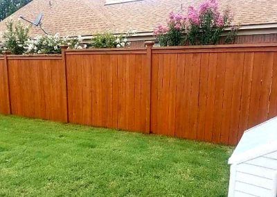 Wood Fence Staining