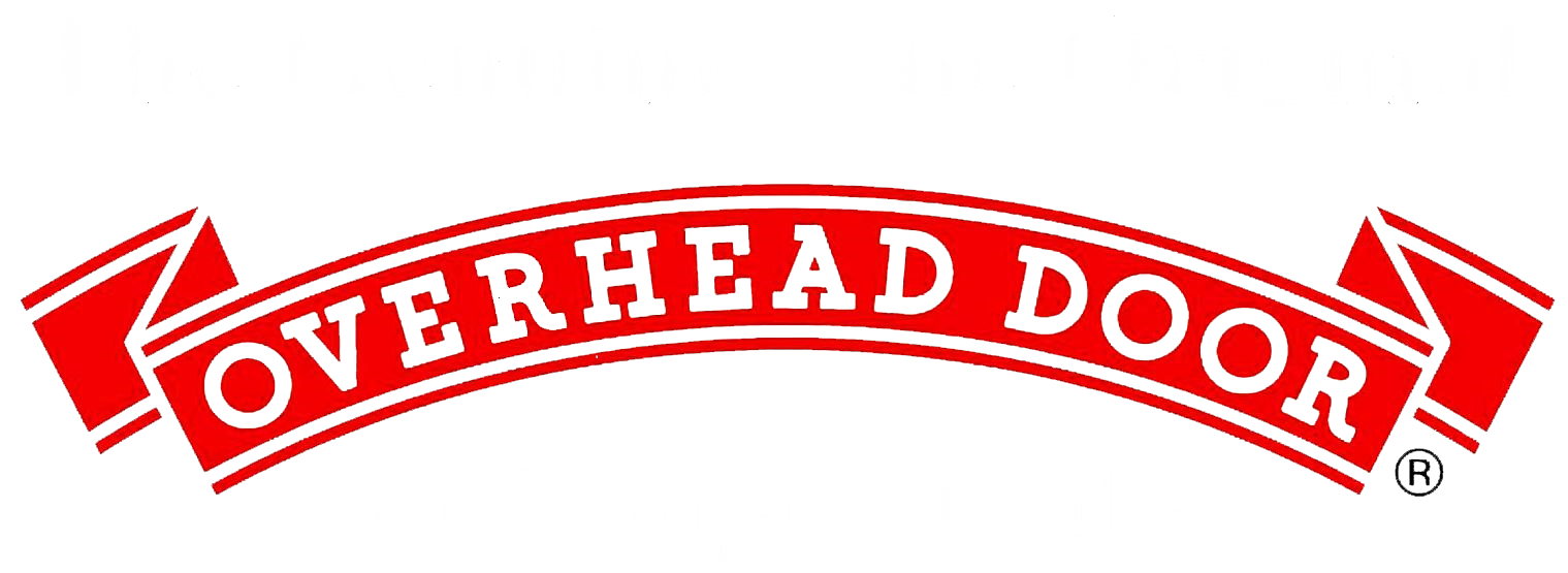 Overhead Door logo: red banner with white text.