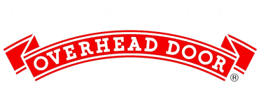 Overhead Door logo: red banner with white text.