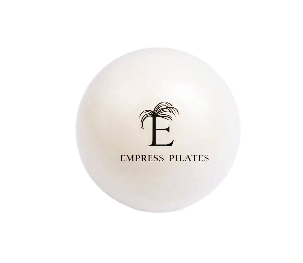 Empress Pilates branded Pilates ball in luxury reformer studio