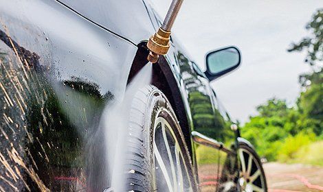car jet washing