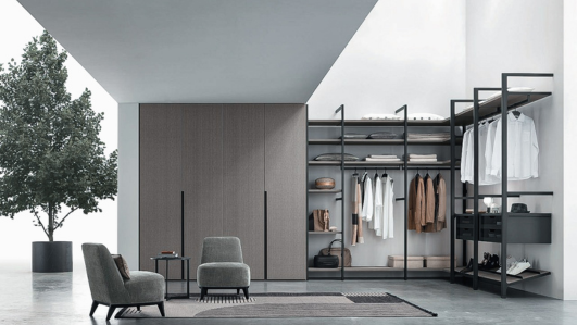 cabine armadio in camera da letto